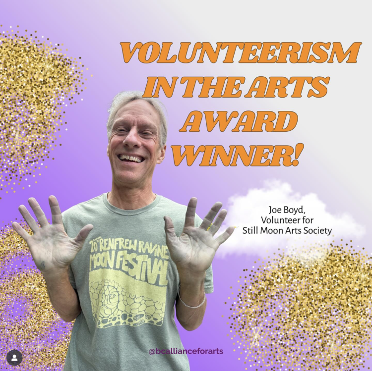 Joe Boyd Receives the 2025 Volunteerism within the Arts Award — BC Alliance for Arts + Tradition