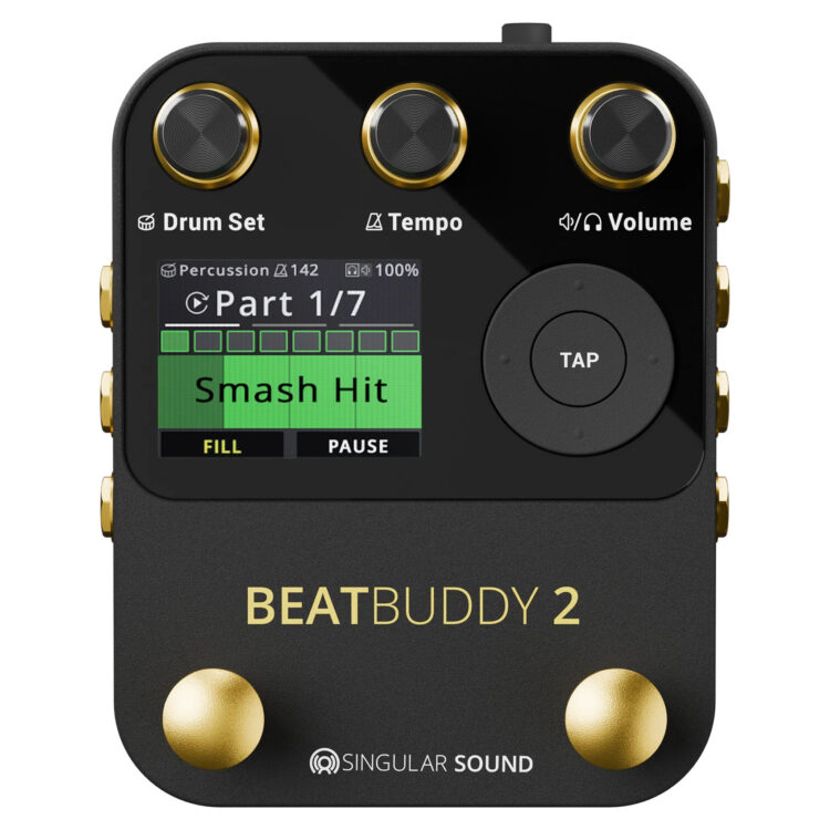 Singular Sound releases BeatBuddy 2 Drum Machine pedal