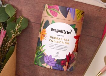 Lark Design Studio provides Dragonfly Tea a giftable twist with its first-ever Natural Tea Assortment