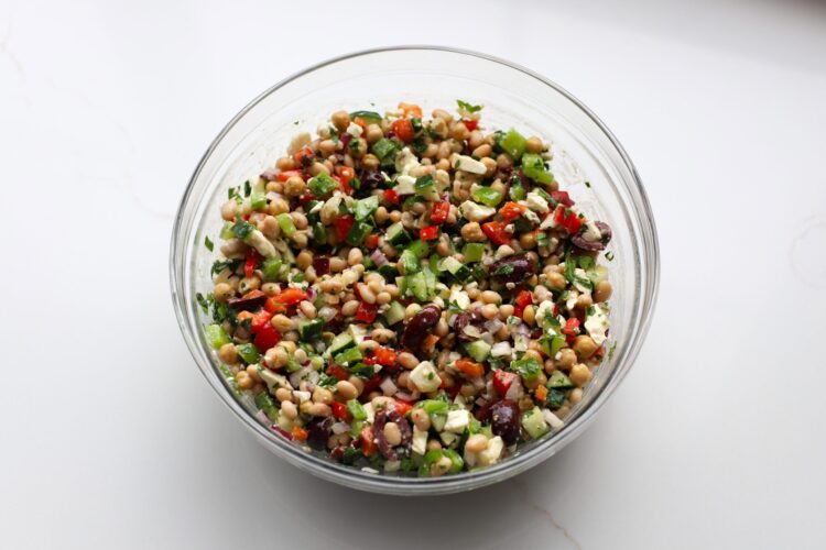 Greek Bean Salad – Make Forward, Eat All Week!
