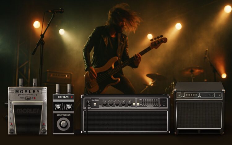 Get an Ampeg Bass Amp and a pair of Bass Pedals FREE for AmpliTube 5 CS in November