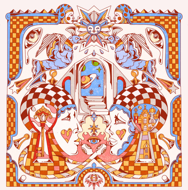 Delight within the Colour and Symmetry of YoAz’s Kaleidoscopic Digital Illustrations — Colossal