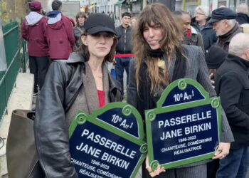 Jane Birkin Bridge Unveiled In Paris