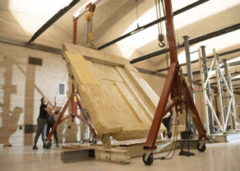 Large Egyptian false door raised at Penn Museum – The Historical past Weblog