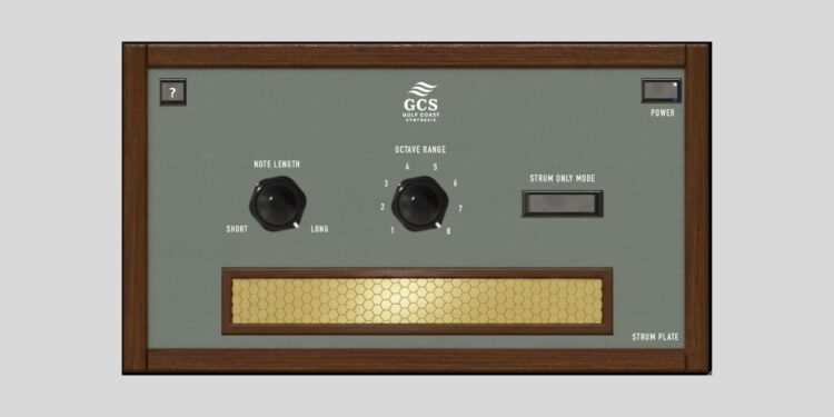 Gulf Coast Synthesis releases Strum Plate, a FREE Omnichord-inspired plugin