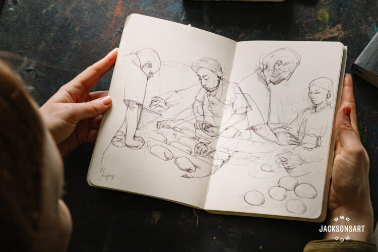 Contained in the Sketchbook of Sophie Glover – Jackson’s Artwork Weblog