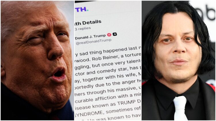 “You disgusting, vile, egomaniac loser.” Jack White calls out Donald Trump for his weird and insensitive tackle the killing of Spinal Faucet director Rob Reiner and his spouse Michele Singer