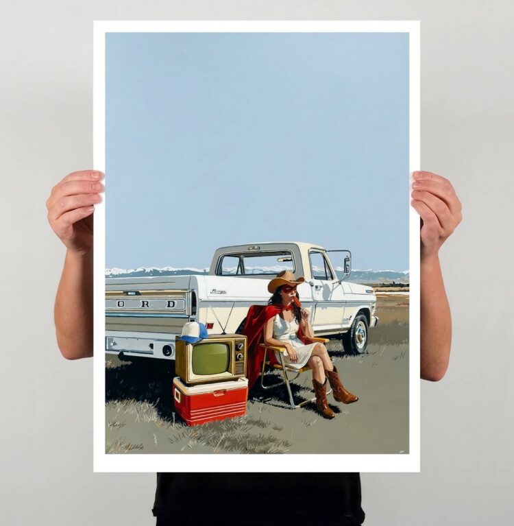 Painter Turns Classic Vehicles, Empty Highways And Neon Motels Into Lonesome Highway‑journey Scenes That Really feel Like Paused Frames From A Misplaced Film