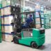 Midsize electrical cushion forklift helps demanding operations