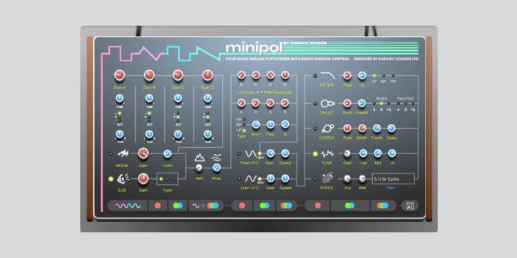 Karanyi Minipol digital analog synthesizer is FREE through the holidays