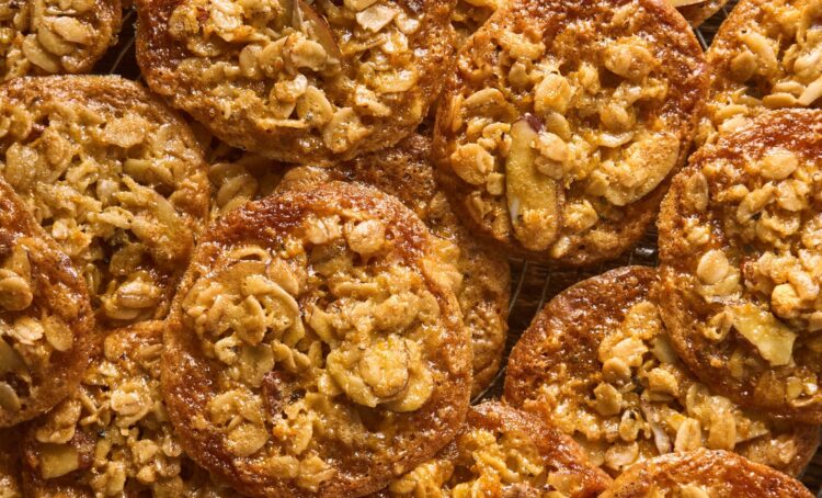 Let’s Heat Up With Oat Lace Cookies