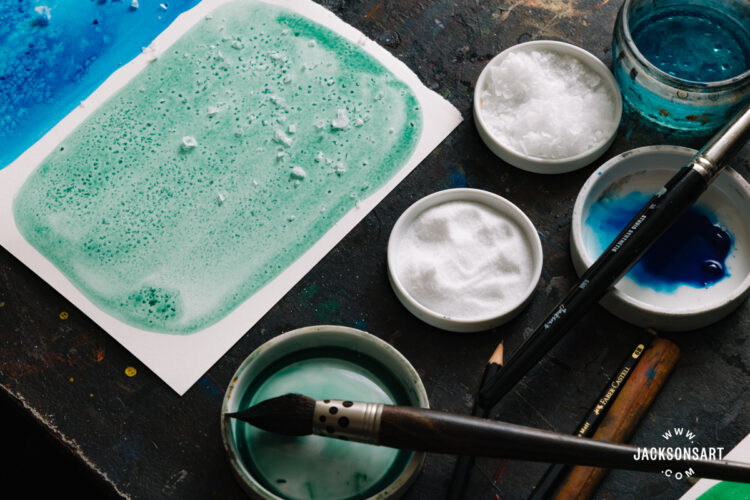 Salt Texture Strategies for Watercolour and Moist Media – Jackson’s Artwork Weblog