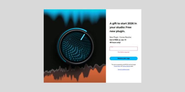 Waves has introduced Curves Resolve, a FREE plugin to kick off 2026