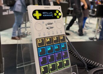 Casio’s SX-C1 is a handheld sampler with a deal with enjoyable