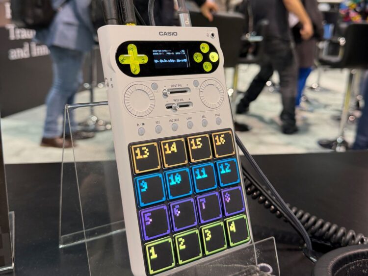 Casio’s SX-C1 is a handheld sampler with a deal with enjoyable