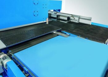 Diseño de chapa metálica para la cizalla punzonadoras