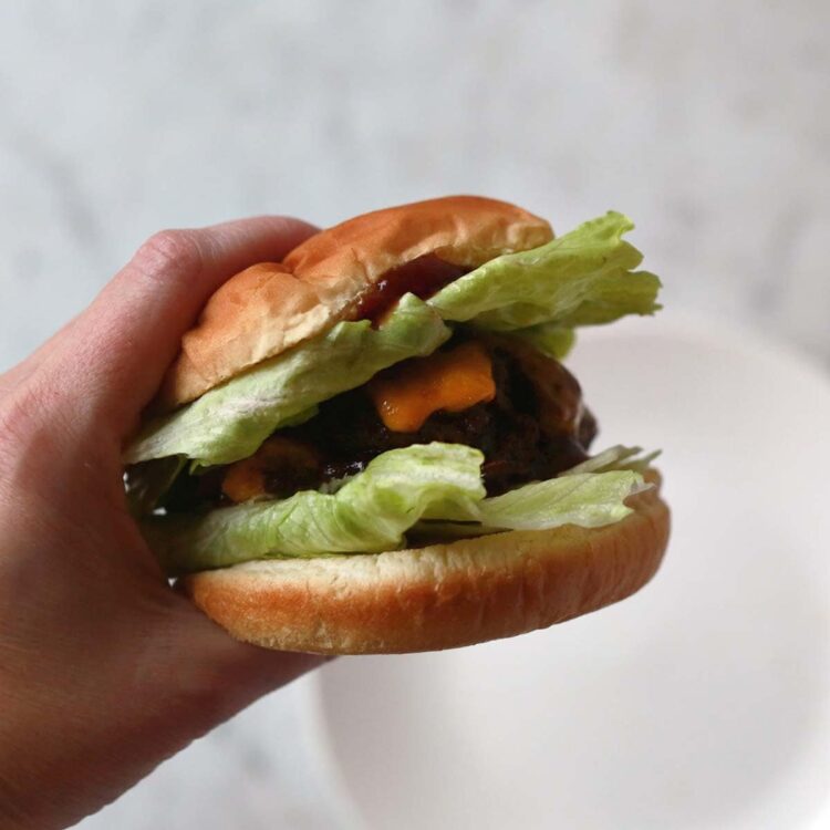 Air Fryer Hamburgers – A Stunning Mess