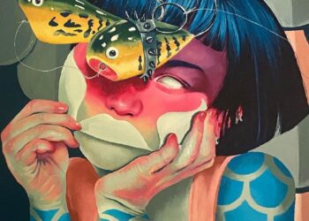 This Artist Blends Javanese Custom With Up to date Portray, Turning Patterned Materials And Figures Into Quietly Surreal Scenes