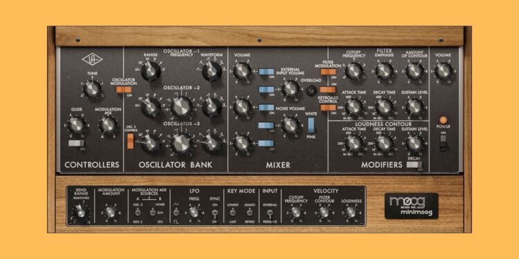 Common Audio’s Moog Minimoog is simply $29 till January 1st