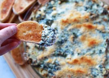 Spinach Artichoke Dip – A Lovely Mess