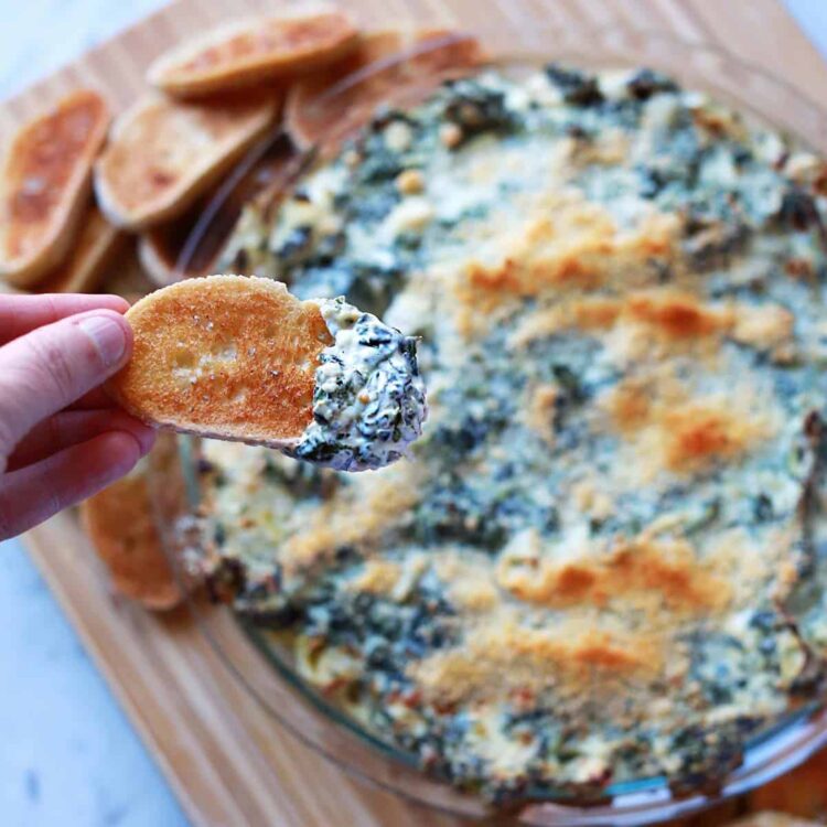 Spinach Artichoke Dip – A Lovely Mess