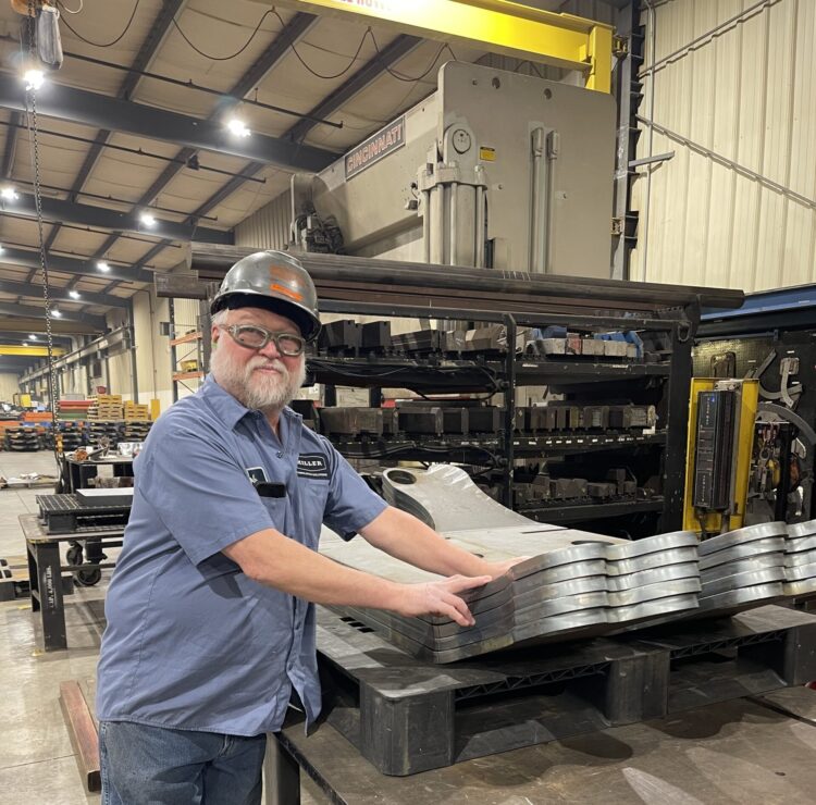Press Operator Bob Birch Has Known as Miller “A Nice Place to Work” for Over 30 Years