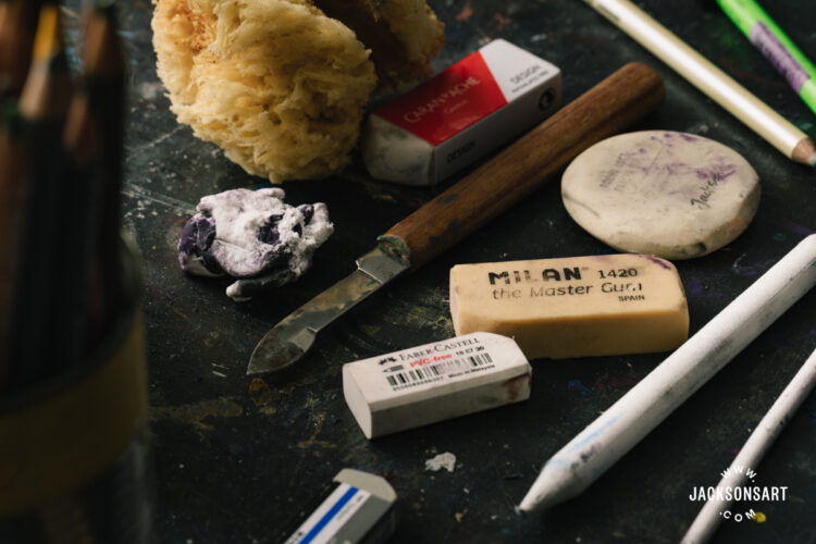 Erasing Methods for Dry Media – Jackson’s Artwork Weblog