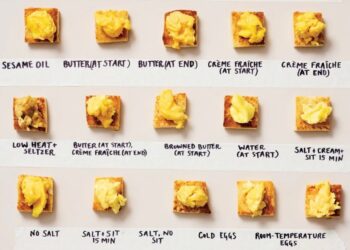 Smooth Scramble with Shallots & Comté