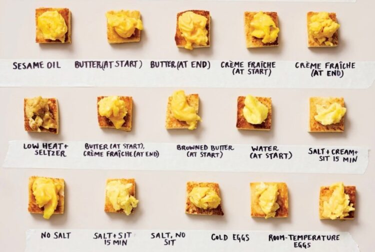 Smooth Scramble with Shallots & Comté