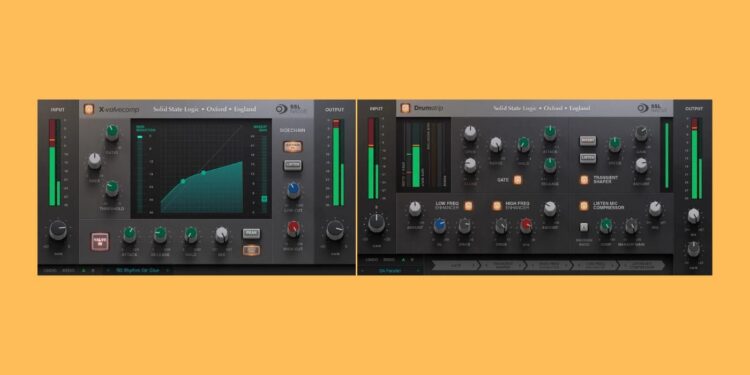 Get 80% off SSL X-ValveComp and SSL Drumstrip at AudioDeluxe