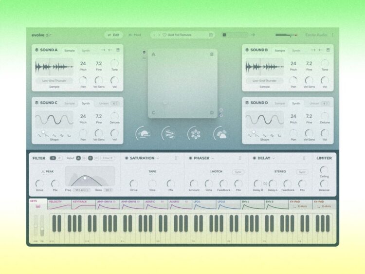 Excite Audio’s new Evolve Air plugin is made for ambient music lovers