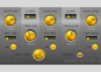 HoRNet 3XOver DJ-style EQ plugin is FREE for 48 hours