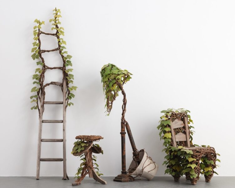 Kudzu Vines and Artificial Leaves Entwine in Joyce Lin’s Irrepressible Sculptures — Colossal
