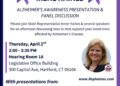 Music & Reminiscence Joins Connecticut Alzheimer’s Consciousness Dialogue at State Capitol