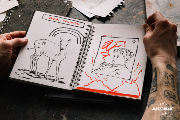 Contained in the Sketchbook of Billy Bagilhole – Jackson’s Artwork Weblog