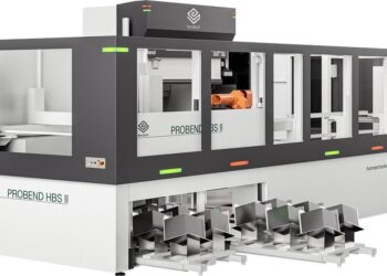 Celda de doblado robótica ofrece sincronización en tiempo actual entre el robotic y la prensa dobladora
