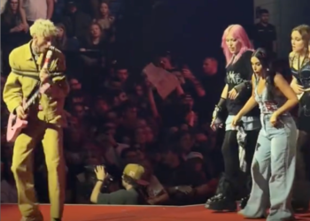 Machine Gun Kelly Fan Falls By Opening In Stage