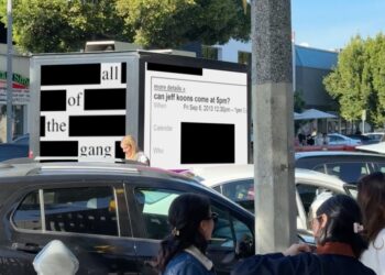In LA? Watch Out For LED Truck with Artwork World’s Jeffrey Epstein Emails