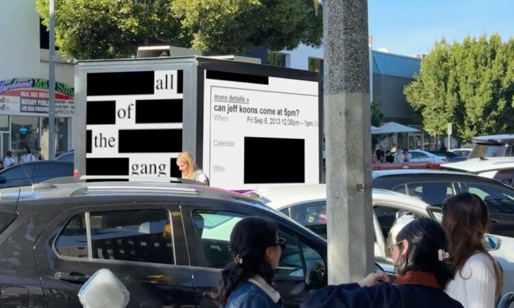 In LA? Watch Out For LED Truck with Artwork World’s Jeffrey Epstein Emails