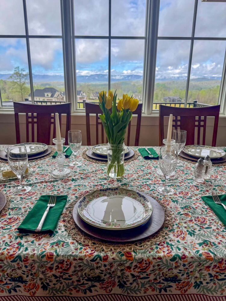 Household, Meals, and a Stunning Easter Sunday