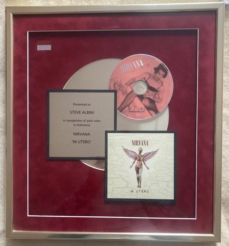 Nirvana’s ‘In Utero’ Gold File To Be Auctioned By Steve Albini’s Property