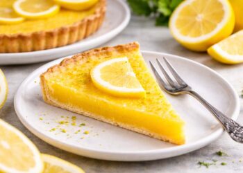 Luscious Lemon Tart Recipe (Silky Lemon Curd Filling)