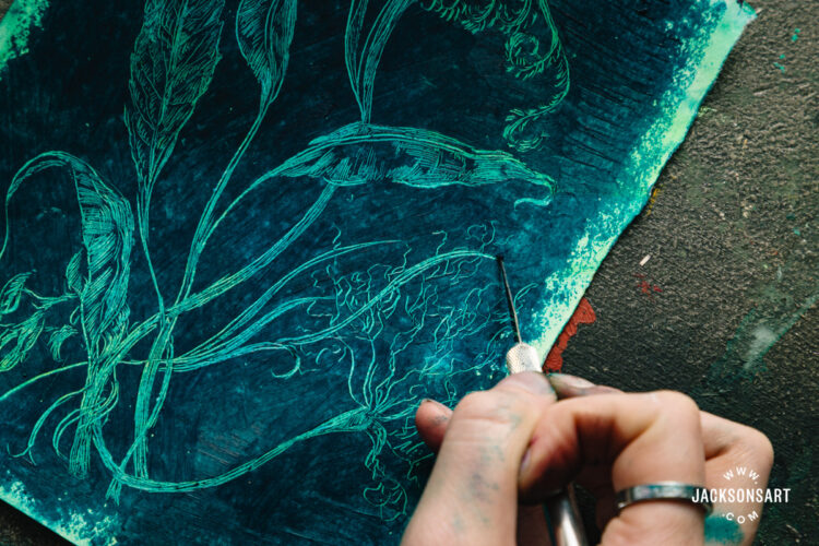 Sgraffito Methods for Portray and Drawing