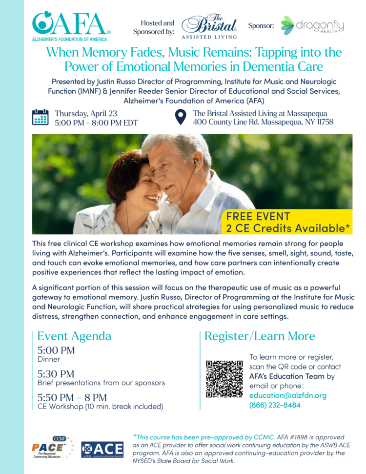 When Reminiscence Fades, Music Stays