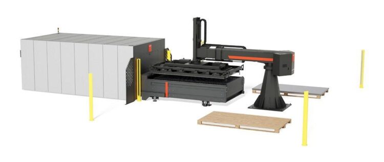 El sistema de automatización de carga rápida mejora la eficiencia en la manipulación de chapa metálica