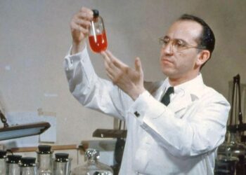 The scientist who developed the polio vaccine