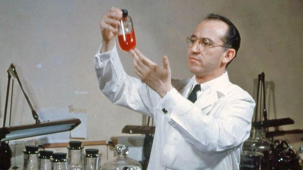 The scientist who developed the polio vaccine