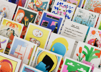 This Risograph Studio Celebrates 400 Artist Postcards Mailed Across the Globe — Colossal
