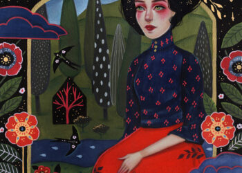“Opulent Veil” by Artist Aunia Kahn