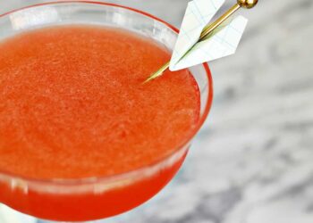 Paper Airplane Cocktail – A Lovely Mess